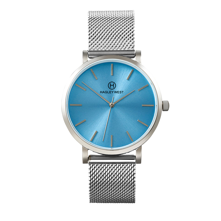 Inspiration Patrica | Blue & Silver Watch | Women's Watches | Hagley West