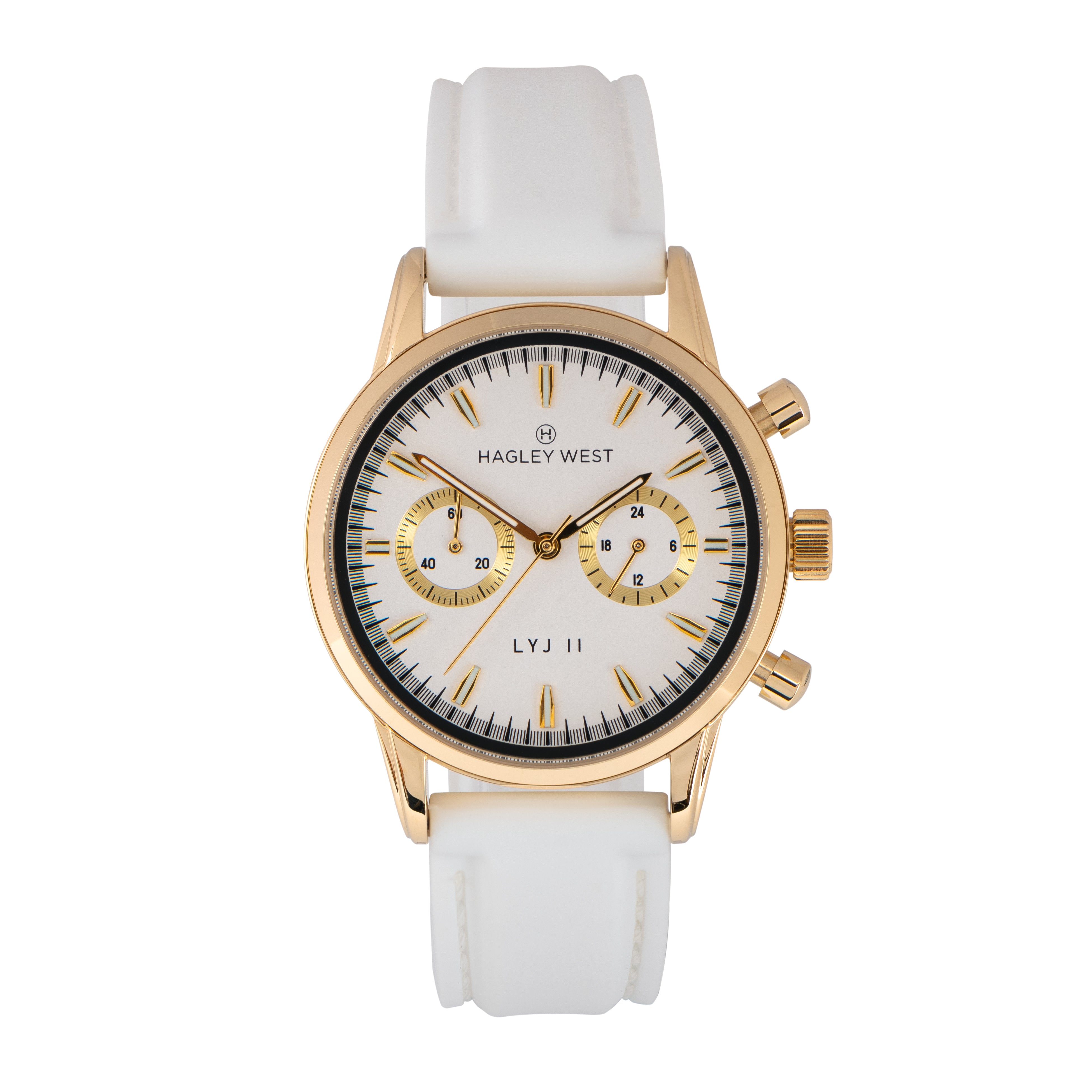 LYJ II Rome | White & Gold Watch | Women's Watches | Hagley West