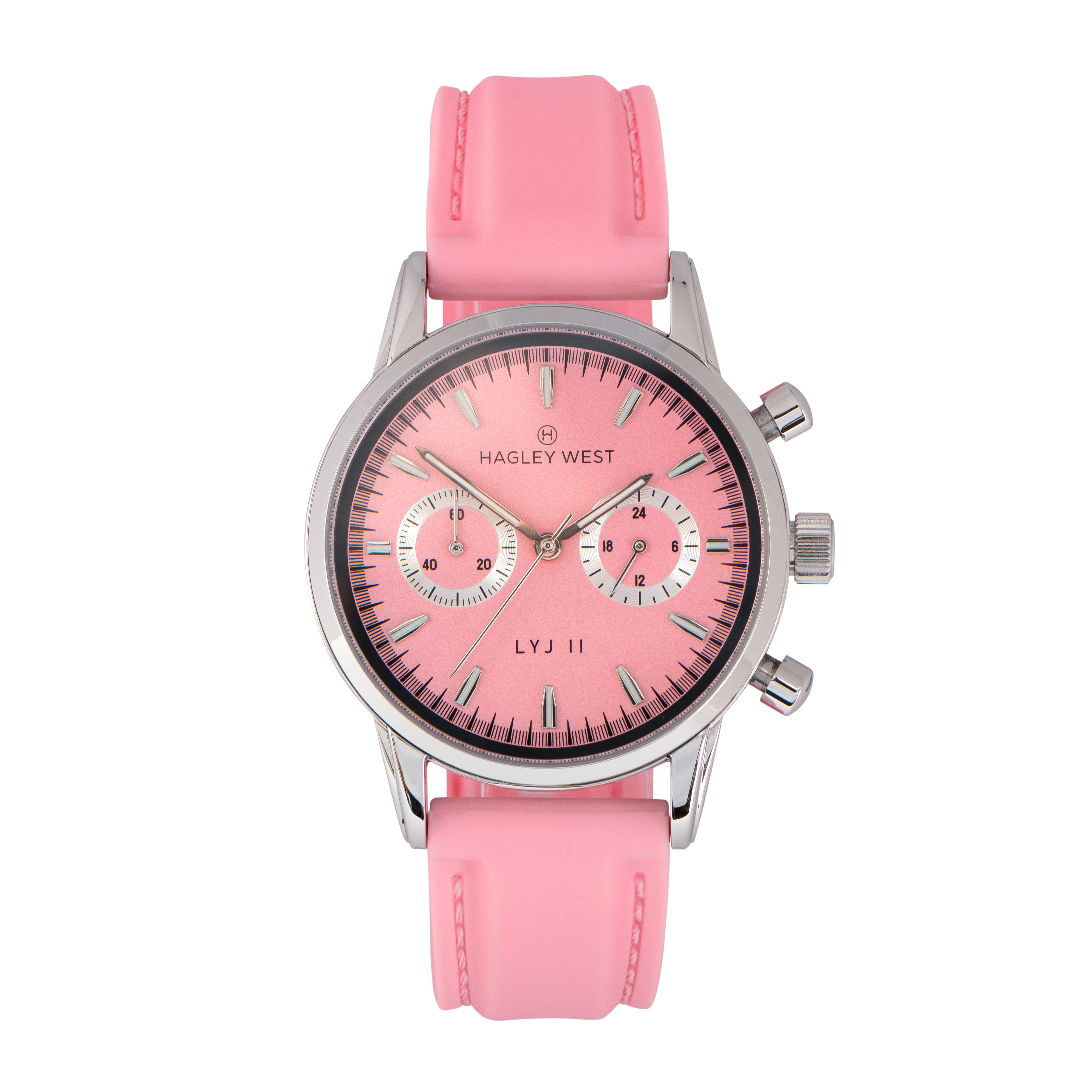 LYJ II Charlotte | Pink & Silver Watch | Women's Watches | Hagley West