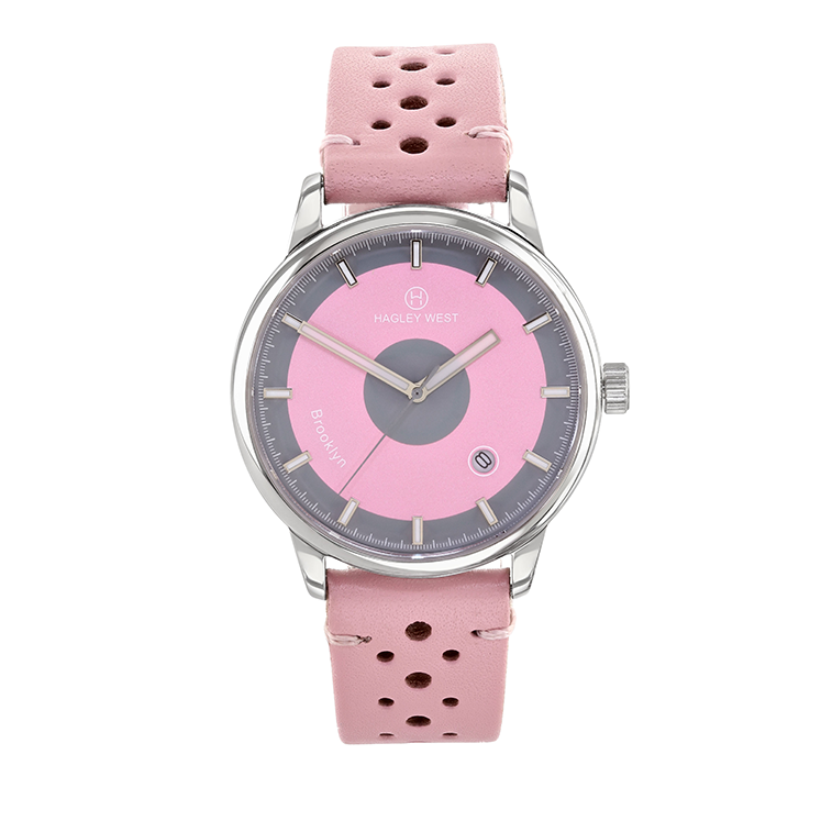 Brooklyn Bay Ridge | Pink & Grey Watch | Women's Watches | Hagley West