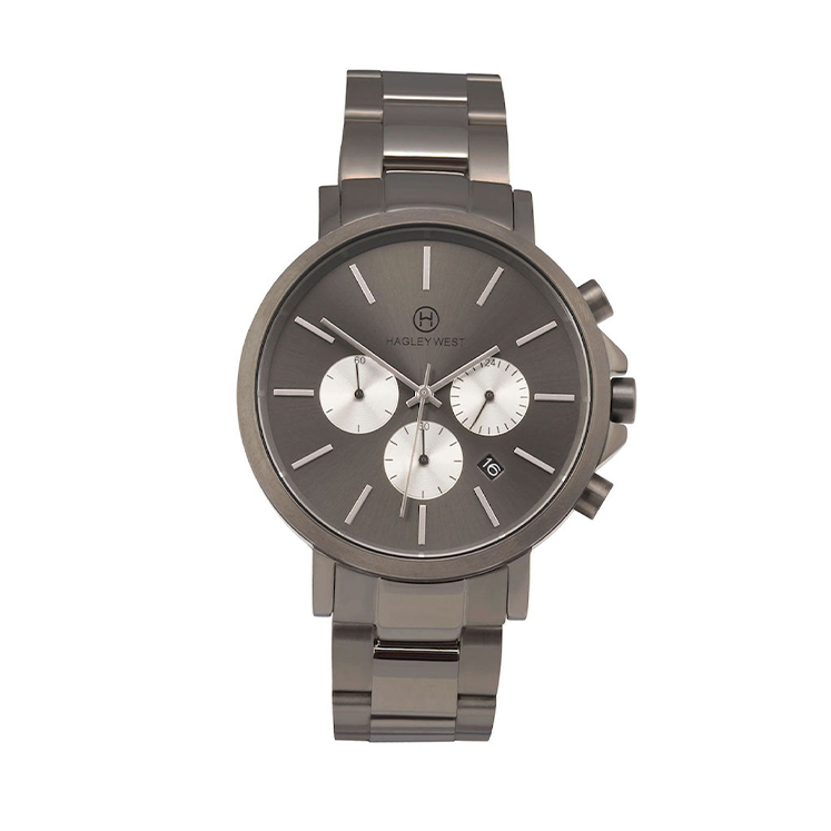 Chrono Collection | Gunmetal Grey Watch | Men's Watches | Hagley West
