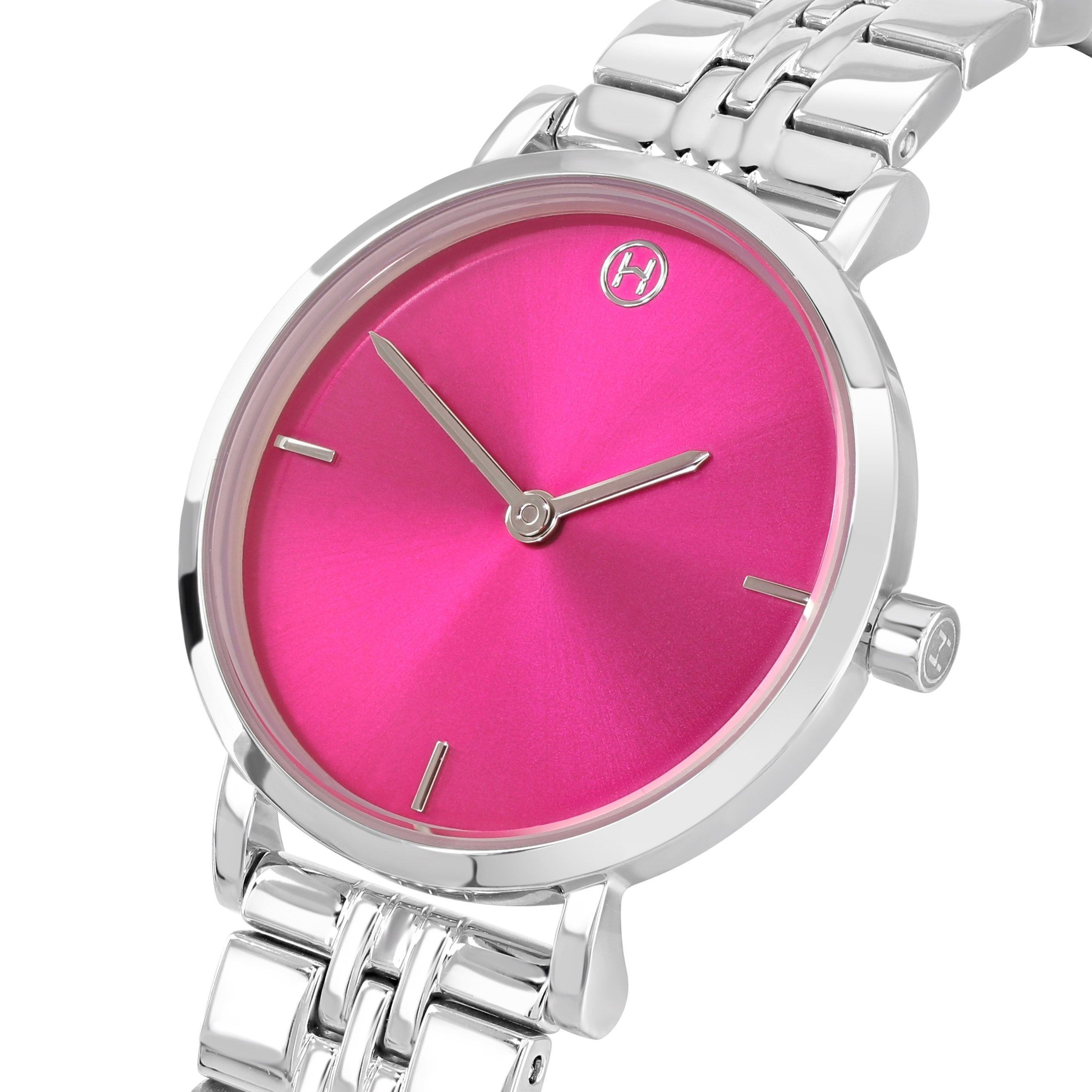 Herts Rickmansworth | Pink & Silver Watch | Women's Watches | Hagley West
