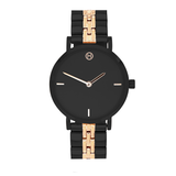 Herts - BUSHEY | Black/Rose Gold Link
