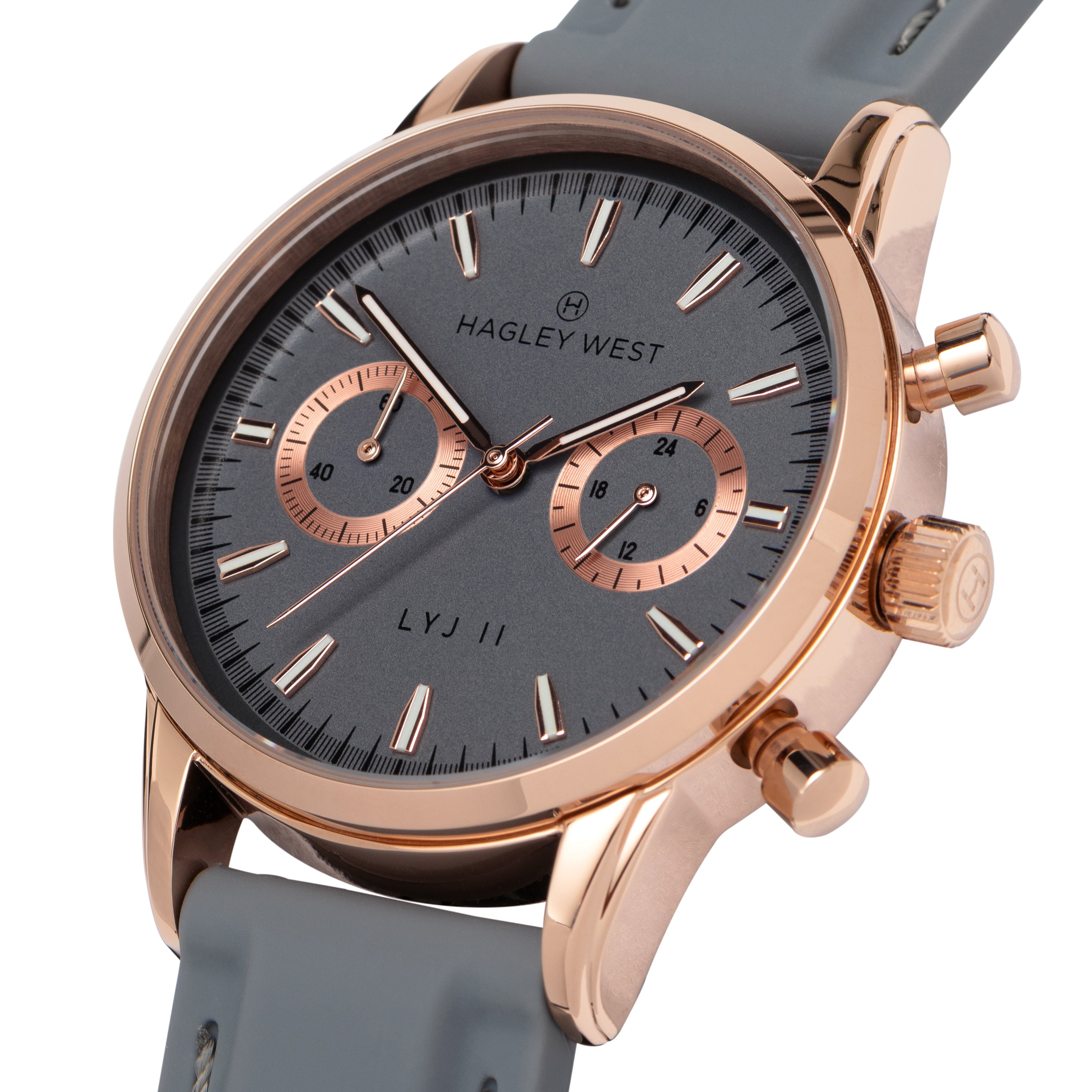 LYJ II - LONDON | Gun Metal / Rose gold