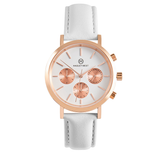 Reina Binibeca | White & Rose Gold Watch | Women's Watches | Hagley West