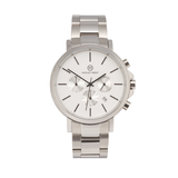 Chrono - HWW100 | White/Silver Link