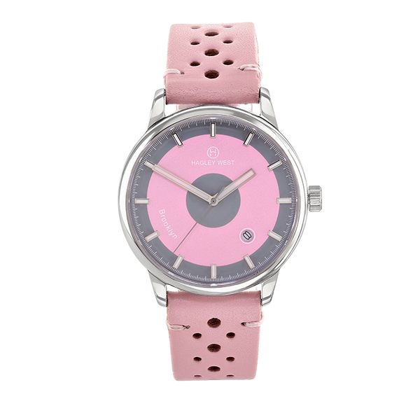 Brooklyn Bay Ridge | Pink & Grey Watch | Women's Watches | Hagley West