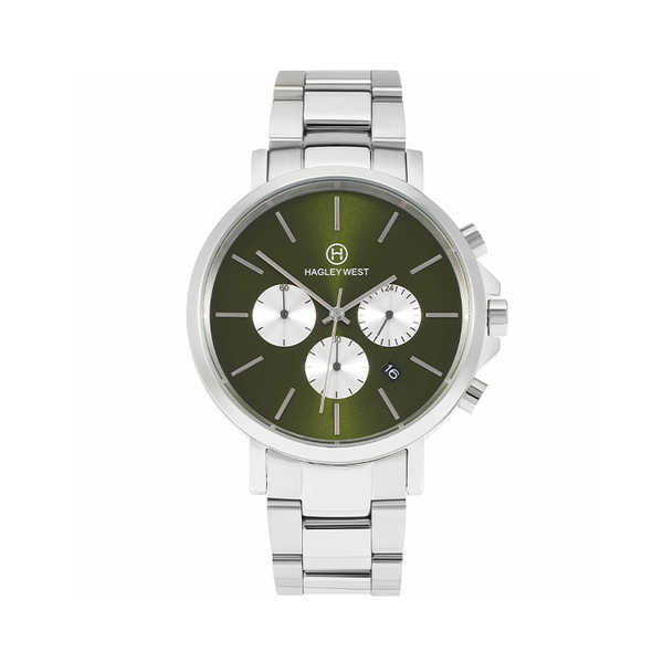 Chrono - HWW109 | Green/Silver Link