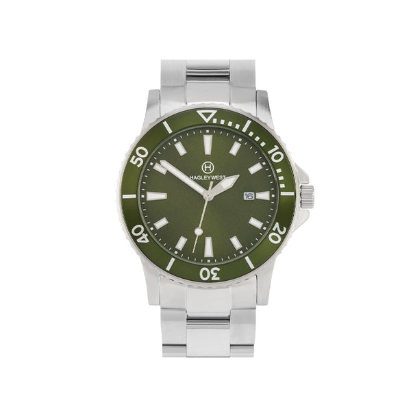 Diver - GREENS NORTON | Green/Silver Link