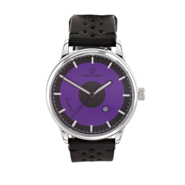 Brooklyn Park Slope | Purple & Black Watch | Men's Watches | Hagley West