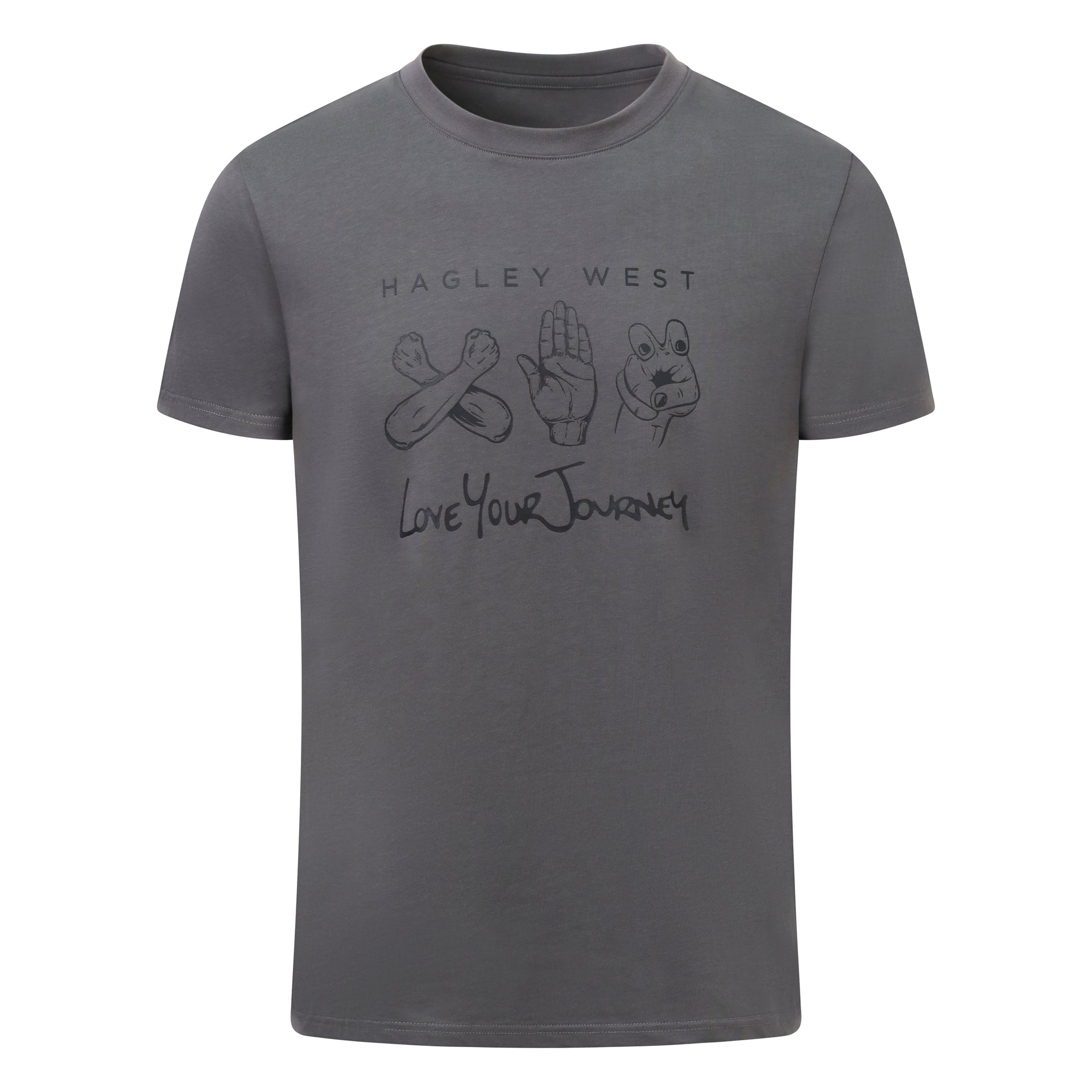 Charcoal T-shirt for Men & Women | Hagley West