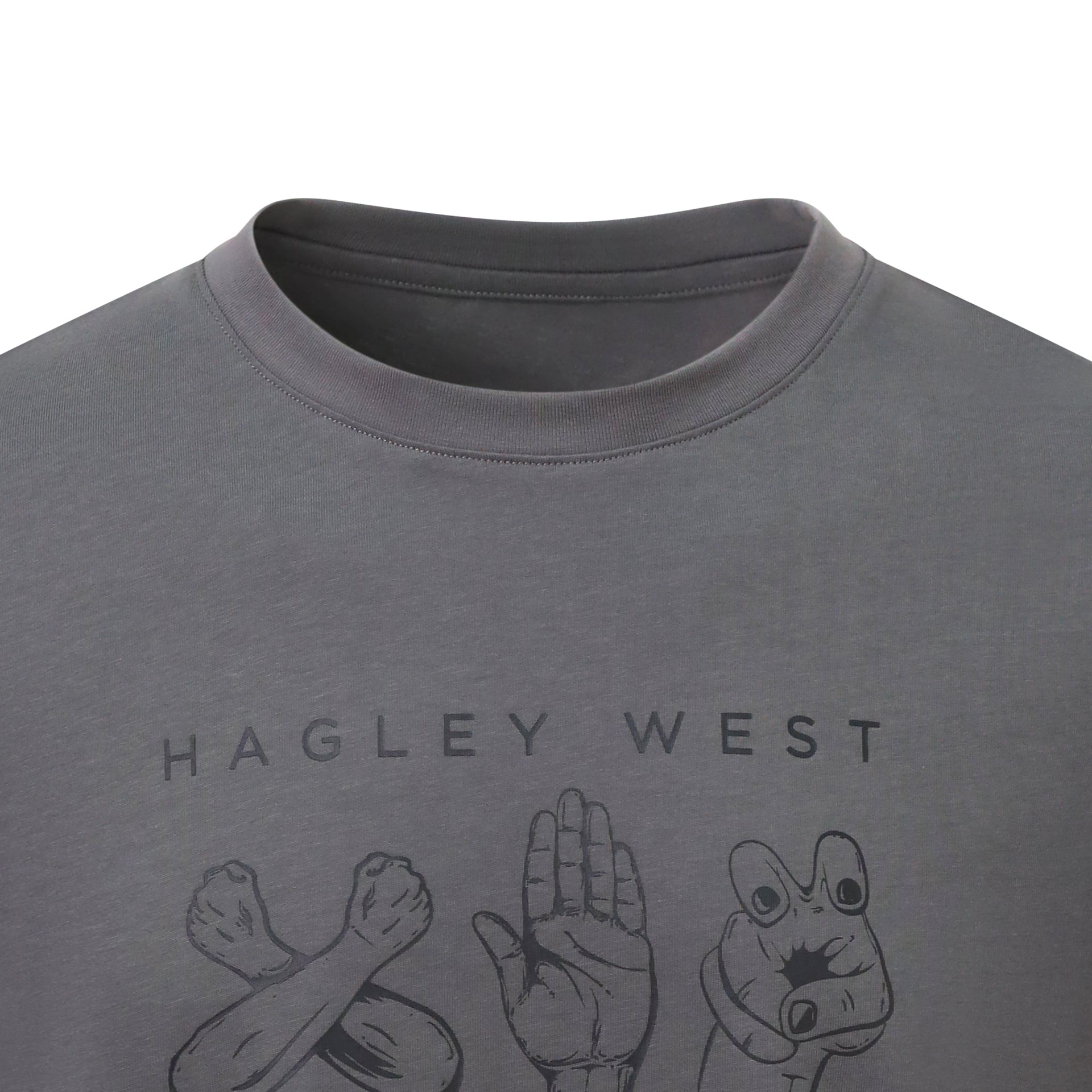 Charcoal T-shirt for Men & Women | Hagley West