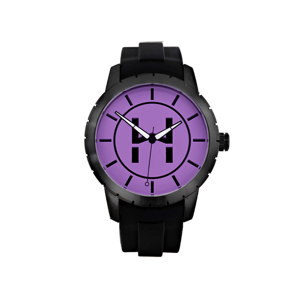 Original Hagley West Watch Black & Purple Watch for Men Hagley West