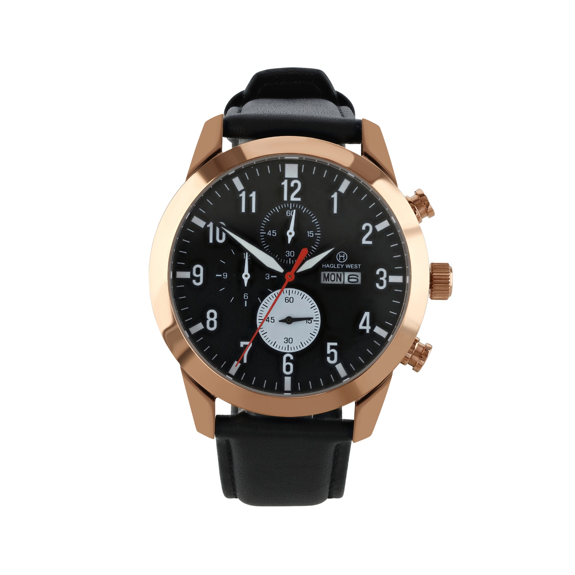 Aviator - TYPHOON | Black/Rose Gold