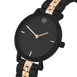 Herts - BUSHEY | Black/Rose Gold Link