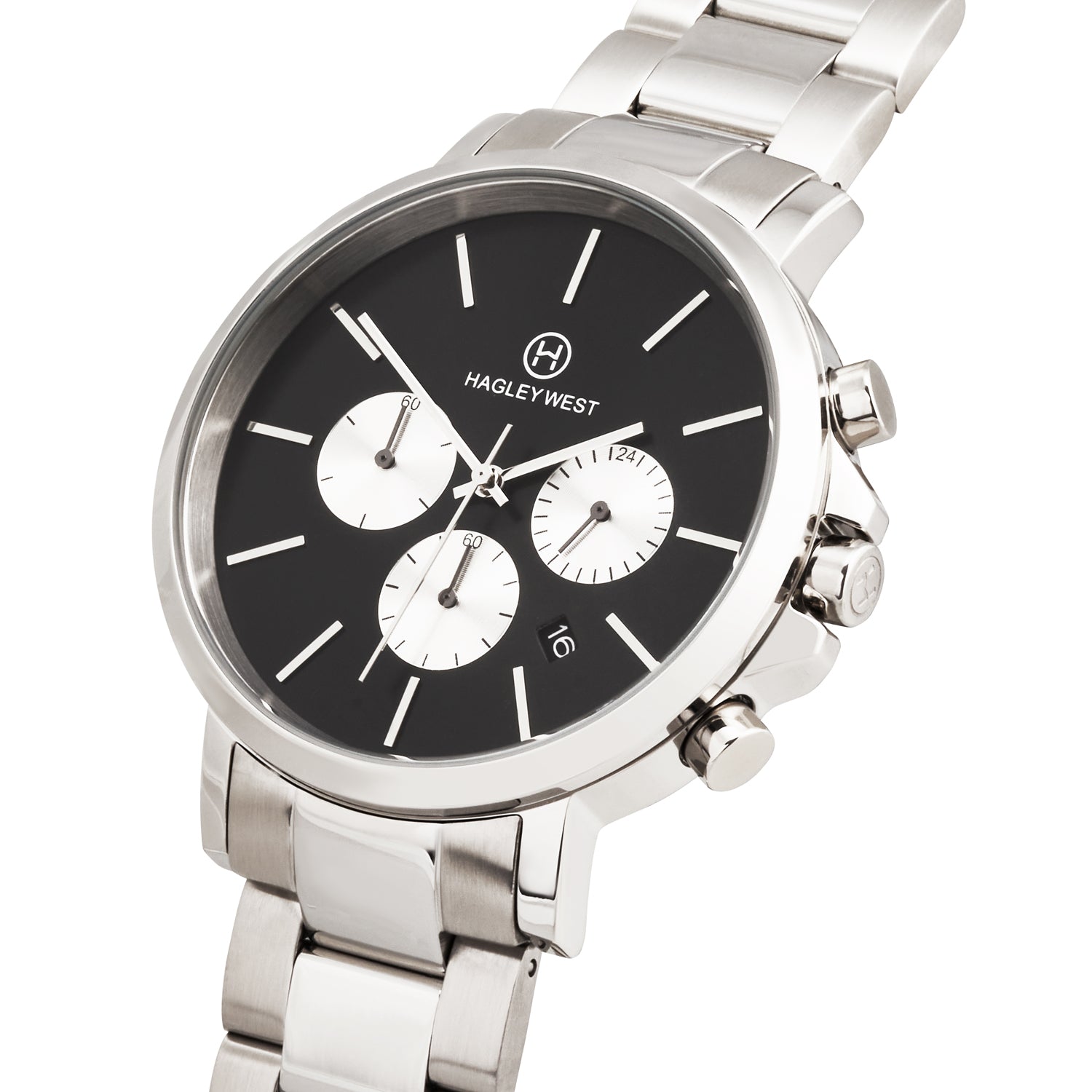 Chrono - HWW101 | Black/Silver Link