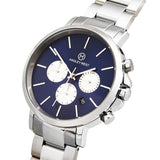 Chrono Collection | Blue & Silver Watch | Men's Watches | Hagley West